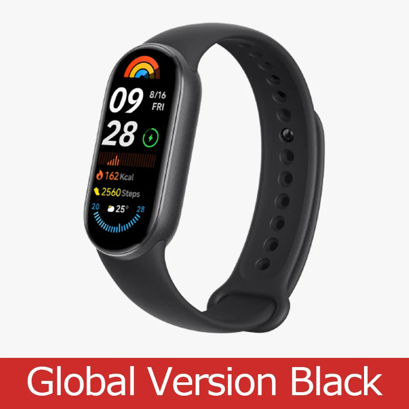 Global Version Xiaomi Smart Band 9 Smart Wristband Mi Band 9 Smart Bracelet 1.62" AMOLED Screen Health Monitoring 21-day Battery