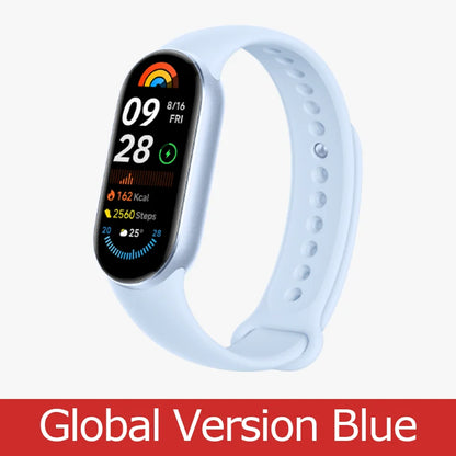 Global Version Xiaomi Smart Band 9 Smart Wristband Mi Band 9 Smart Bracelet 1.62" AMOLED Screen Health Monitoring 21-day Battery