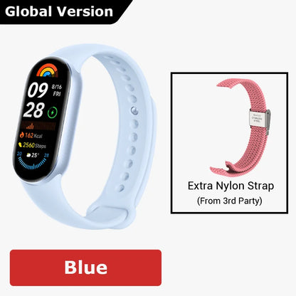 Global Version Xiaomi Smart Band 9 Smart Wristband Mi Band 9 Smart Bracelet 1.62" AMOLED Screen Health Monitoring 21-day Battery